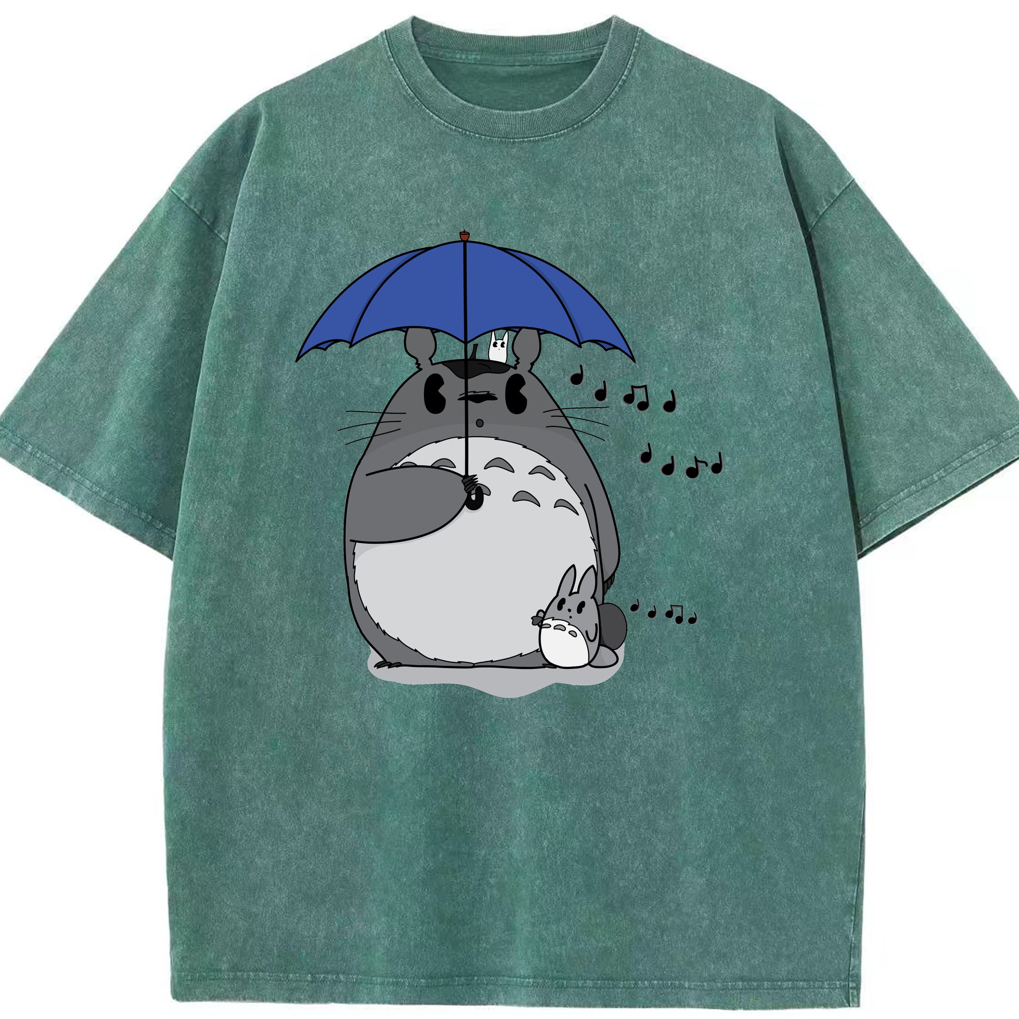 （画像用） となりのトトロ 草壁メイ 草壁サツキ My Neighbor Totoro Satsuki Kusakabe Mei Kusakabe 綿100% ヴィンテージ風 半袖Tシャツ（フロントプリント）